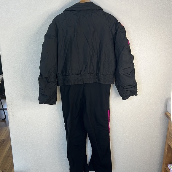 Obermeyer Ski Suit Vintage Black and neon size Medium - Picture 11 of 16